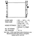 Csf Radiators 04-00 DODGE DAKOTA 3516